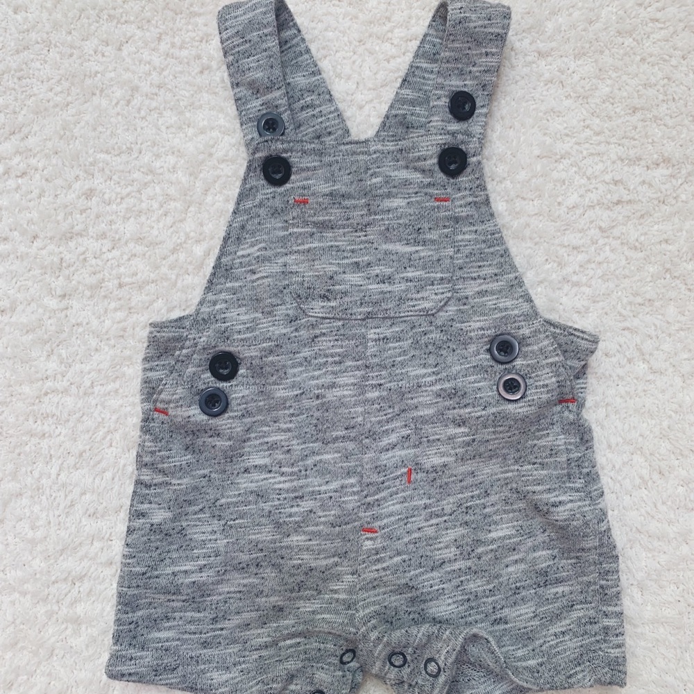 Gray Overall shorts